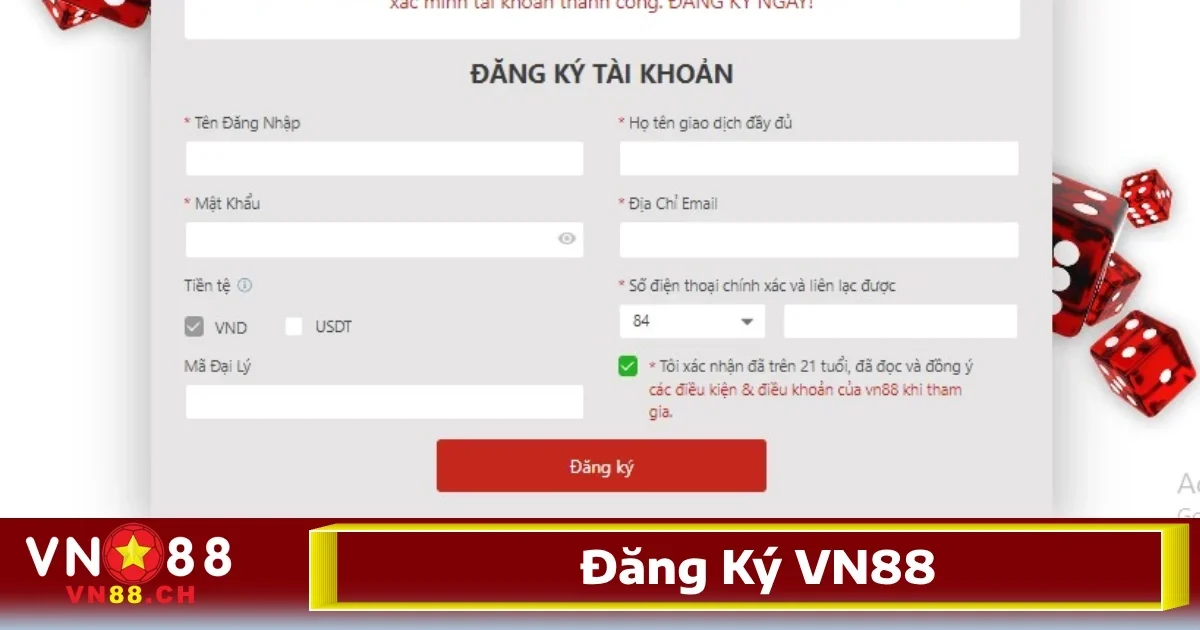 Trang chủ 109 Cách đăng ký tài khoản nhà cái rất đơn giản và dễ dàng